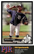 2017 Bowman Draft #BD-70 Anderson Espinoza San Diego Padres  Paper