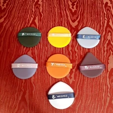 AMORTALS Powder Puff Set Soft Foundation Blender Makeup Double-Sided 7 Pc Sponge