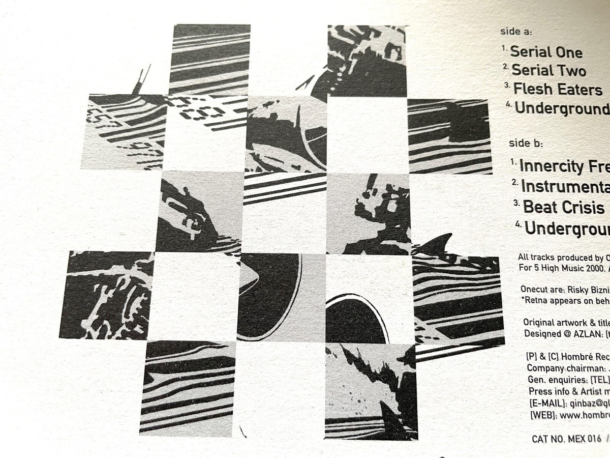 One Cut - Underground Terror Tactics - 12” EP BANKSY Art Hombre