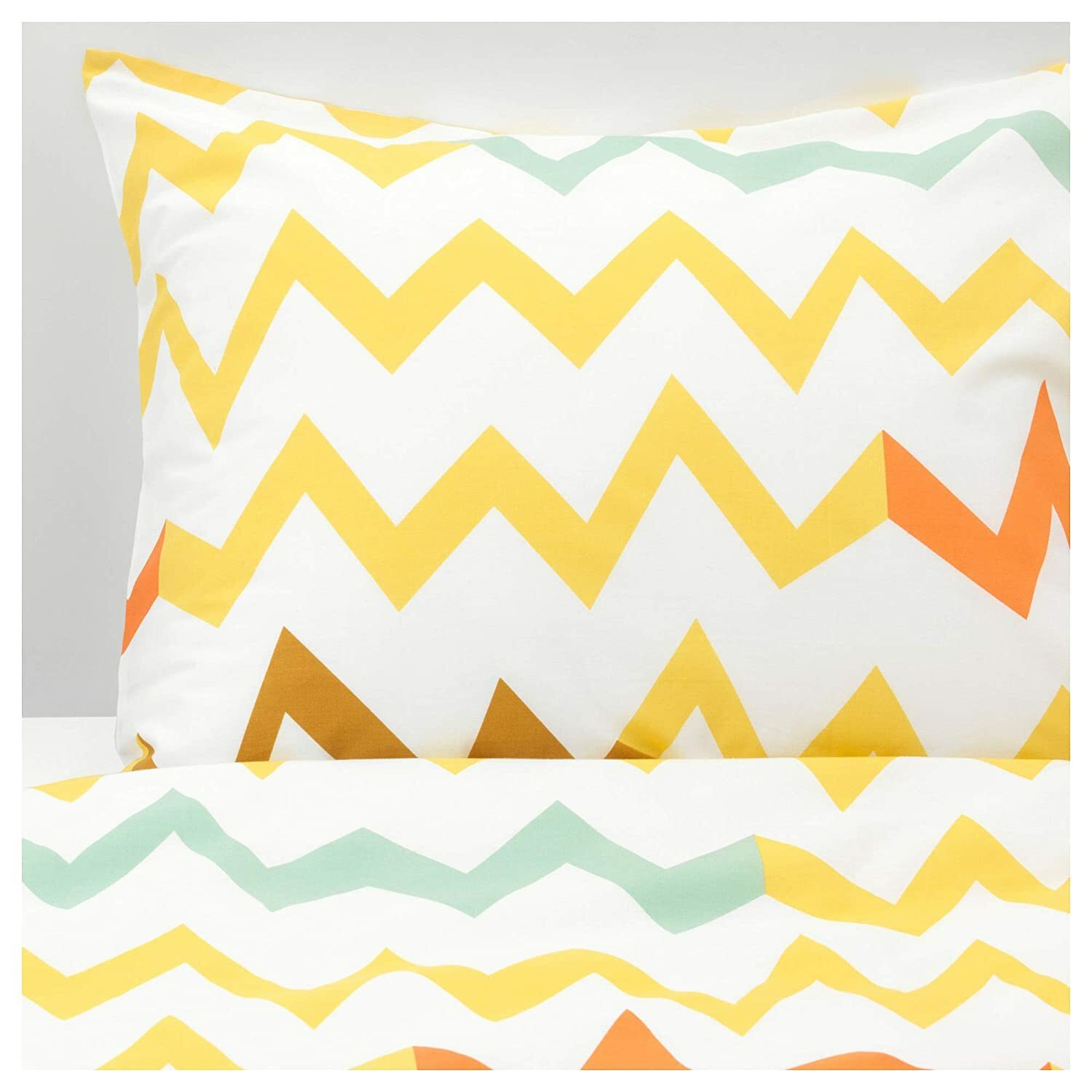 STILLSAMT Twin Duvet cover and pillowcase, multi-color, 100% cotton, *NEW*