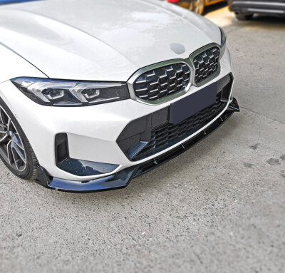 Für 2023-24 BMW 3er G20 M-Paket LCI Schwarz Frontlippe Frontspoiler Spoilerlippe