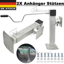 Stützfuß Stütze Schwenkstütze verstellbar PKW Anhänger Trailer Hochlader 42-66cm