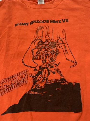 Born In 1967 T Shirt Roman Numerals Year Of Birth 55th PI DAY - Picture 2 of 8
