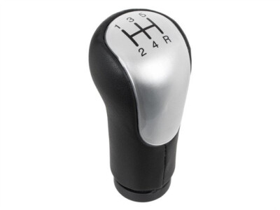 SCHALTKNAUF KNOPF 5-GANG SILVER FÜR FORD FIESTA V MK6 FUSION TRANSIT CONNECT