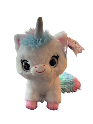 2019 WowWee PLOOSH GLOWCORNS UNICORN 11'' KISSING INTERACTIVE LIGHT UP
