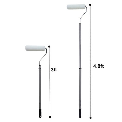 (Pack of 10) Project Source 2.2-ft to 4-ft Telescoping Threaded Extension Pole