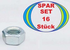 16 nakrętek sześciokątnych M12 nakrętka sześciokątna M 12 stal ocynkowana DIN 934 kl. 8 Matka
