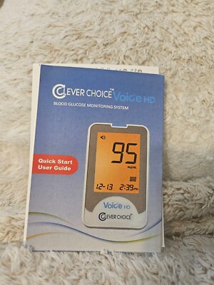 Clever Choice Voice HD Blood Glucose Monitoring System