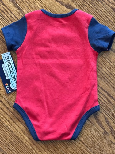 Atlanta Braves MLB Infant Boys 3- Pk. Bodysuit Set - NWT - Picture 7 of 11