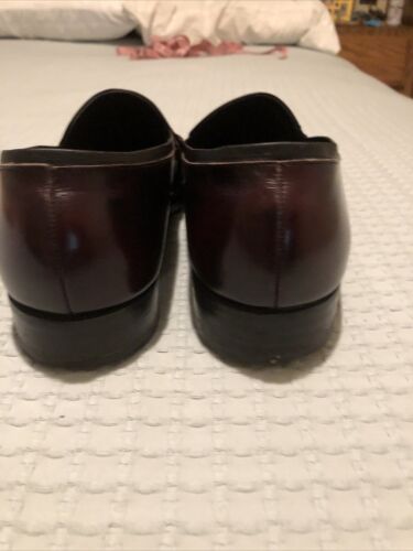 Vintage Florsheim Imperial Wingtip Tassel Loafers Men's 11 1/2 D Cordovan - Picture 3 of 10