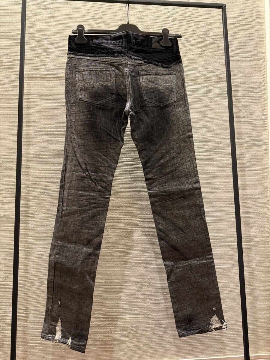 00s archive fuga coated flare denim デニム Japanese label brand 