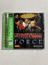 Fighting Force CIB W REG (Sony PlayStation, PS1) - TESTED & WORKS Free Shipping