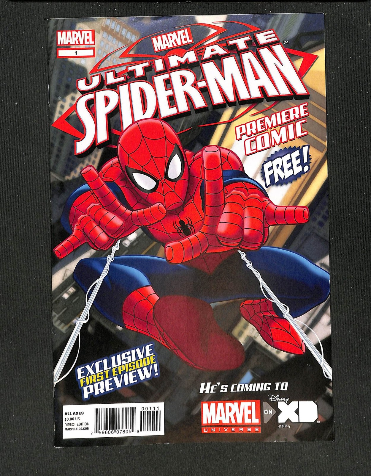 Spider Text Message Ultimate Spider-man #1 Marvel 2012 | eBay