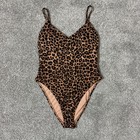 Wild Fable Swimsuit Womens Medium One Piece Leopard Animal Print Sexy Summer