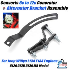 Alternator Bracket Assembly For Willys Jeep Cj2a Cj3a Cj3b L134 F134 Mb Engine