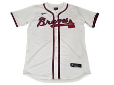 Nike Atlanta Braves Authentic Collection On Field Jersey White Size 44 MLB
