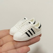 Accesorios para figuras de acción zapatillas Superstar zapatos escala 1/6 para muñeca de juguete de 12""