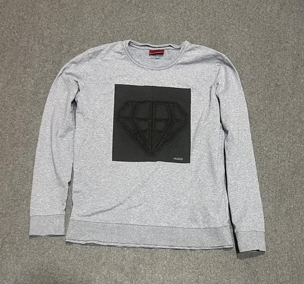 Men Hugo Boss Sweater Grey 36 / S / 44 #N87A