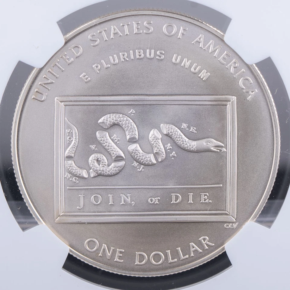 Certified 2006-P Silver $1 NGC MS69 Ben Franklin Scientist - Image 4 of 4