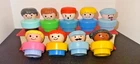 Vintage 1990's Fisher Price Chunky Little People Lot of 9 Figures