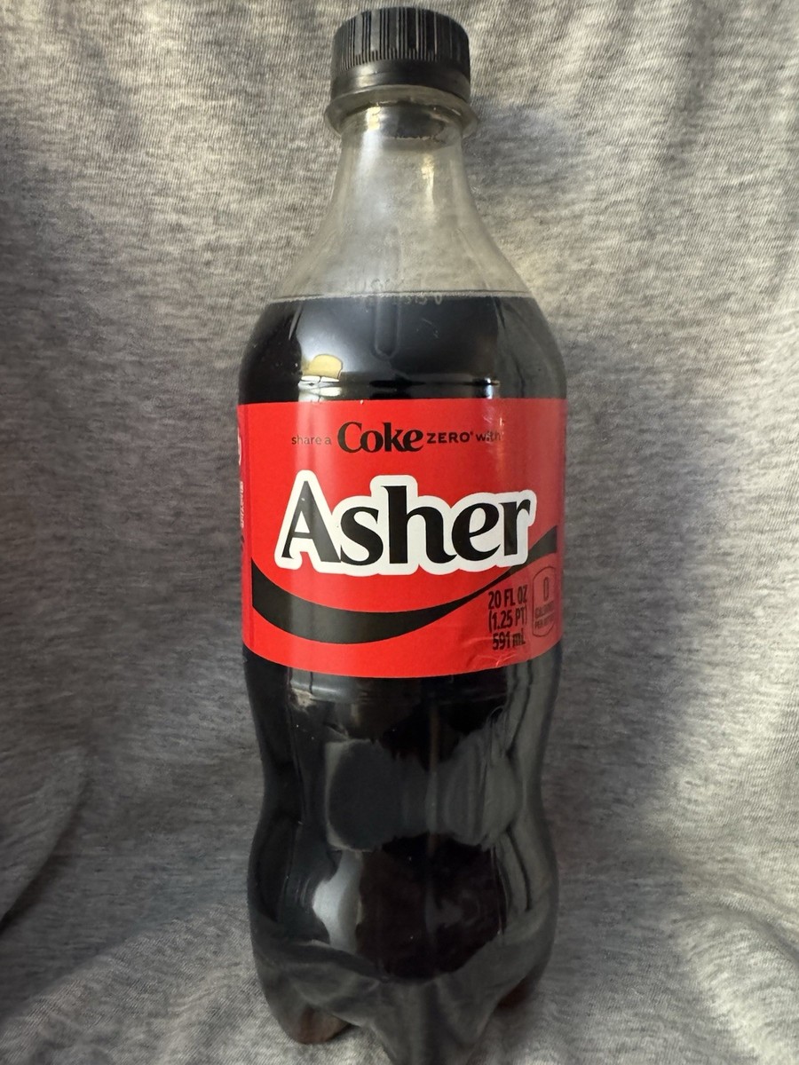 Share a Coke with Asher 2025 Personalized Gift Coca~Cola