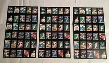 3 Fleer 1992 Roger Clemens Highlight Series Uncut Error Sheets - 21 x 12.25 in
