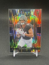 2025 Panini Select Football Jayden Higgins RC #136 Premier Level Black/Red Shock