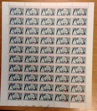 1991 Czechoslovakia 8 Kcs  30th anniv. Antarctica Treaty penguin map Mi 3086 **