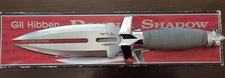 Gil Hibben Double Shadow Stainless Steel UC453 Blade Dagger Knife W/ Sheath