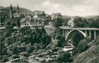 Ansichtskarte Forbach Murgtal Hotel Friedrichshof mit Murgbrücke Nr.9164)