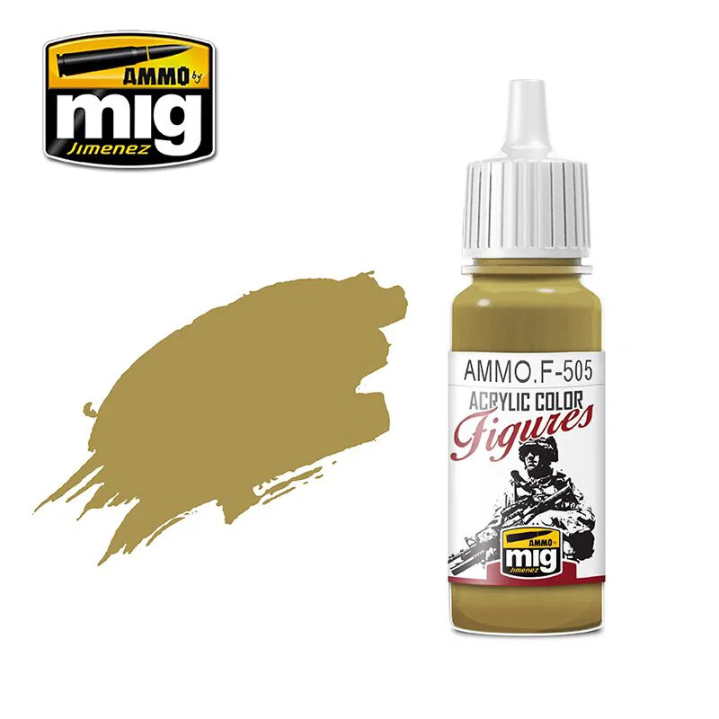 Ammo MIG F-505 - Acrylic Paint Figures (17ml) - Pale Yellow Green FS-33481