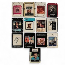 Vintage 8-track Tapes Lot of 26 Mixed Of Country and More 70's 80's Untested