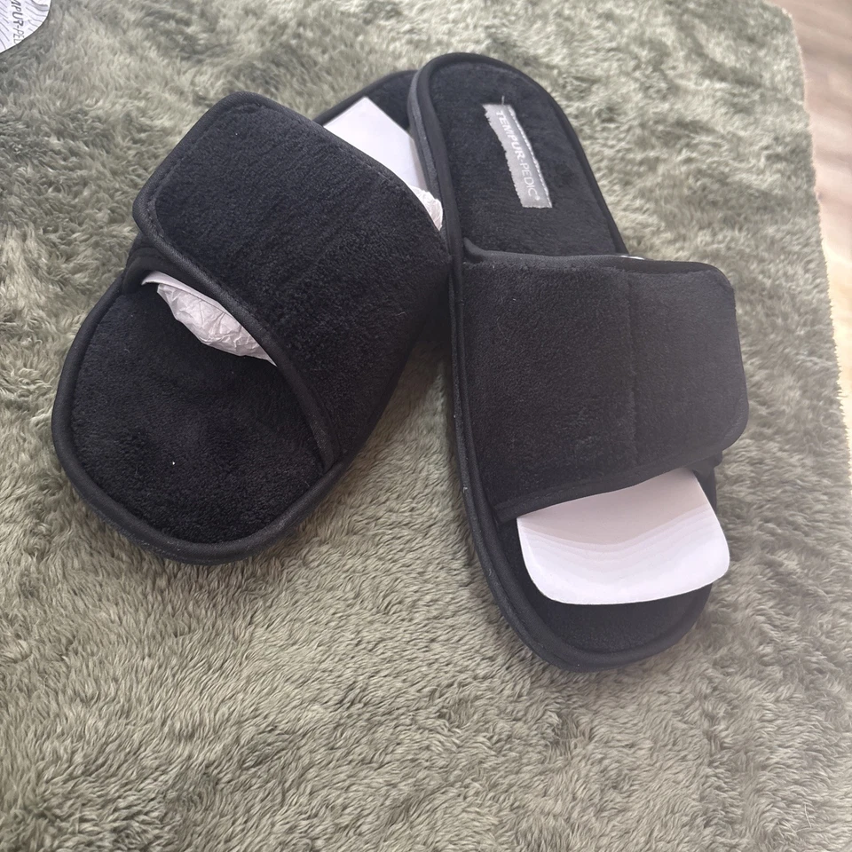 Zapatillas Tempur Pedic Geana 9 negras para hombre Foto 2 de 4