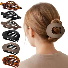 French Hair Clips,Flat Hair Clips for Women,No-Slip Claw Clips for Thick  Thin