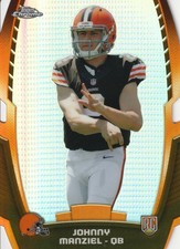 Johnny Manziel 2014 Topps Chrome Rookie Die Cut CRDC-JM Cleveland Browns CFL