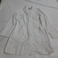 Cherokee Project Lab Women's Lab Jacket XS White CK452 65% Polyester 35% Cotton