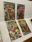 Vintage Marvel Team Up  Comic Book Lot 4 Issues 35 75 76 & 104 Spider-Man 1980s