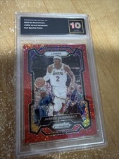 2023-24 Panini Prizm Jarred Vanderbilt Red Sparkle Gem Mint 10