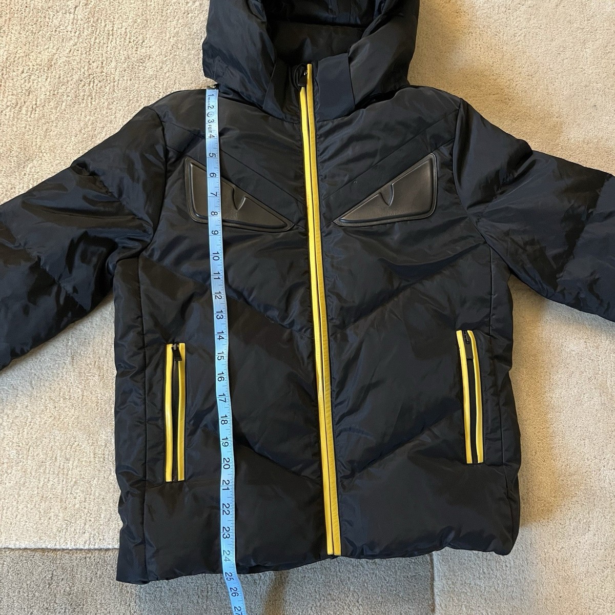 Fendi monster Men's Puffer Jacket Sz48 Amazing Condition Karl