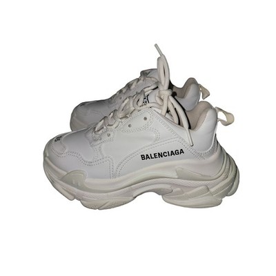 Balenciaga White Triple S In 35 Sneakers USA 5