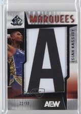 2025 SP Game Used AEW Marquees 22/50 Isiah Kassidy #MQ-IK 0s1c
