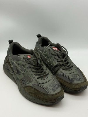 Diesel S-Serendipity Sport X  Sz 12 Mens Green Mesh Lifestyle Sneakers Shoes