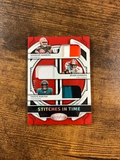 2025 Panini Certified Stitches in Time Shedeur Deion Sanders Travis Hunter /25