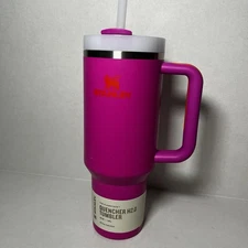 NEW Stanley 40oz Passion Pink Quencher H2.0 Tumbler
