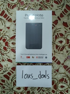 PLAUD - Note Smart AI Voice/Audio Recorder - Black *SEALED*