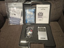 TENS 7000 Digital Tens Unit with 20 Electrodes, Case, Roscoe Medical EUC