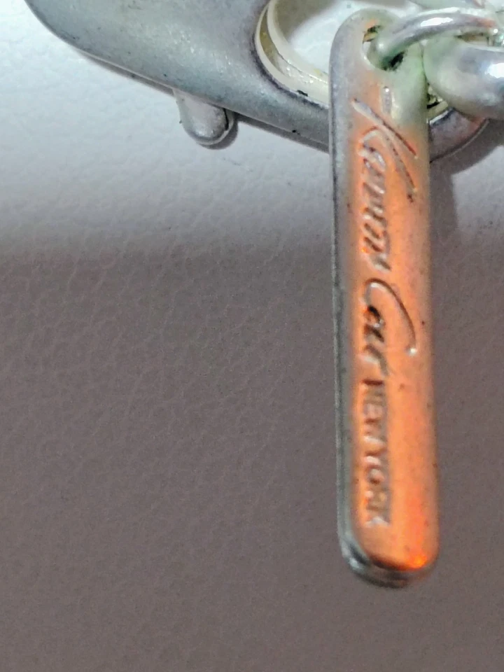 Collar Kenneth Cole MultiHebra Verde Turquesa Vidrio Cuentas Tono Plateado Foto 3 de 4