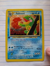 Pokemon 1st Edition Politoed 8/75 Neo Discovery Holo Rare WOTC HP on eBay