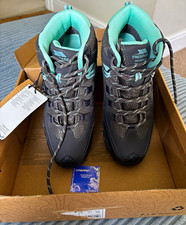 Trespass Mizi Waterproof Hiking Shoes Black UK 5 EU 38