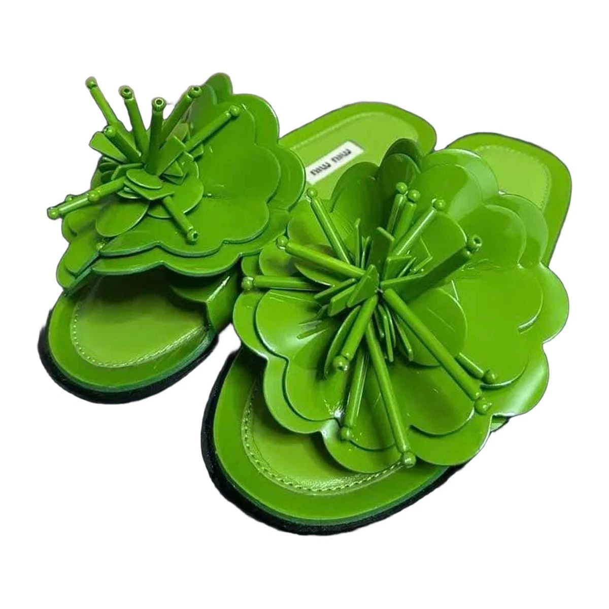 miumiu 花柄ミュール 36.5 Miu Miu Floral Sandals for Women for sale | eBay